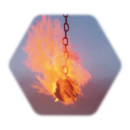 Fire on a chain trap