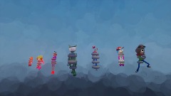 SuperSonic,Evil,Dino,Stump, AnimationPlays,Me,Antony tied up