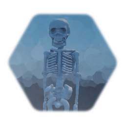 Halloween Horror Skeleton Statue Decoration Sculpture