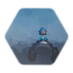 Tari in a go kart MRR reference in Daniele kart 2.0 deluxe