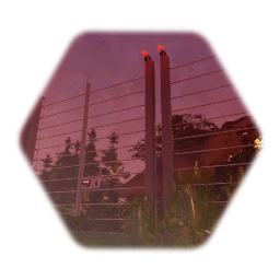 Jurassic park enclosure fence