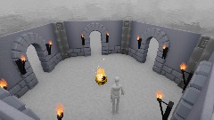 Labyrinth trap scene