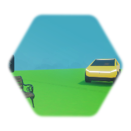 Gray love spicy fries and Cyber truck