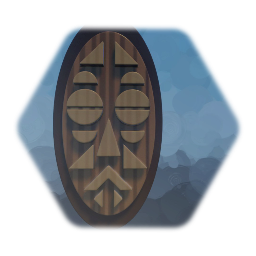 Wall Tiki Mask