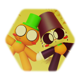 Babpopo and Babpo (Pretty blood OC)