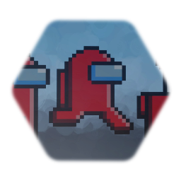 Among us pixel art