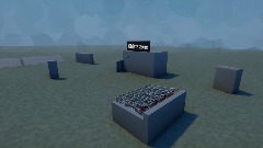 Drivable shooping cart test area