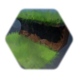 Eroded Grass Cliff