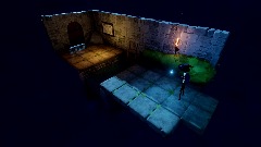 Dungeon Quest - Room Where you have to jump