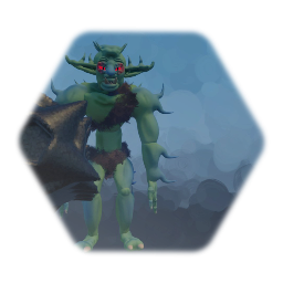 Big Enraged Goblin who attacks
