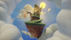 Lone Floating Island