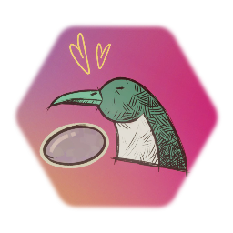 Megapenguin (With Pebble) Sticker