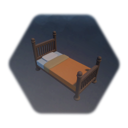 Worn-out bed