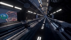Sci fi Hallway