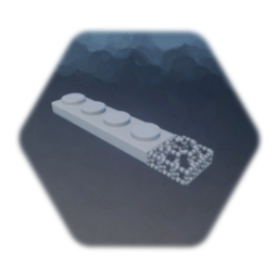 DreamBricks 4 Knob slab row