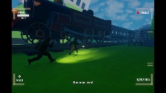 The Backrooms Train to Level 94 | Chase scene Remastered!