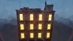 Remezcla de Textured Beatup Background Building