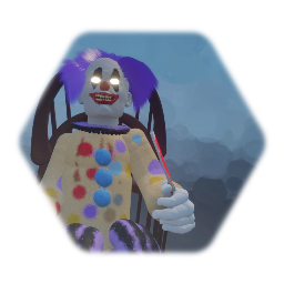 Thrashing clown spirit Halloween