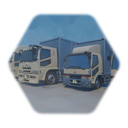 三菱ふそうトラック　テスト