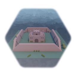 Castle Fort With Toy Soldier