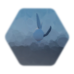 Pomeranian *with*  bunny ears