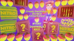 Crash Bandicoot zombie menu