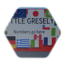 Little gresely license plate