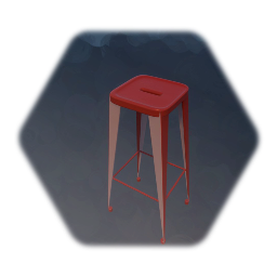 Modern metal bar stool
