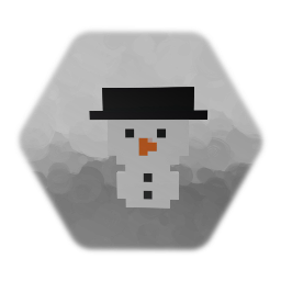 Pixel Art  Snow Man