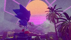 Classic Sonic Goes To Vapor City