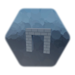 Cinder Block Wall - Doorway