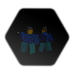 Two roblox cops that look retro