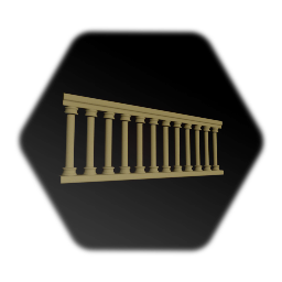 Stone Railing Section