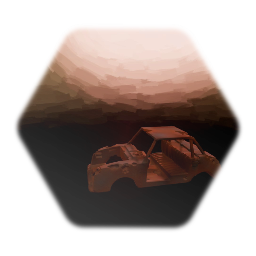 Destroyed Car