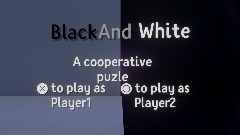 Black And White a cooperative puzle