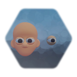 Head with eyes Template