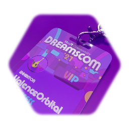 ValenceOrbital's Holofoil #DreamsCom21 Lanyard