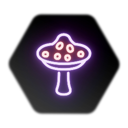 Neon Poison Mushroom