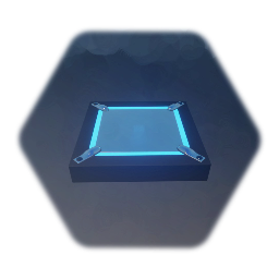 Metal Plated Glowing Floor