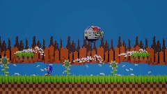 Sonic 1 2D green hill boss fight W.I.P
