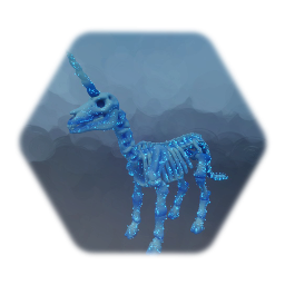 Sparkling Skeleton Unicorn