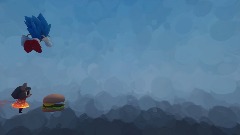 Kumi has a Burger but kumi has a GUN!