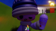 Jump tries the Grimace shake!