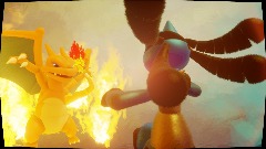 Lucario and charzard animation