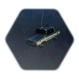 Vintage italian police car