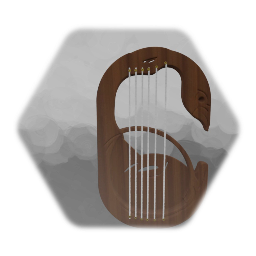 #CUAJ- Renaissance Faire:Swan Harp