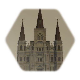 St. Louis Cathedral, Facade