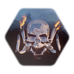 Chrome skull