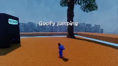 Goofy jumping