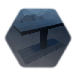 Black Wooden Table